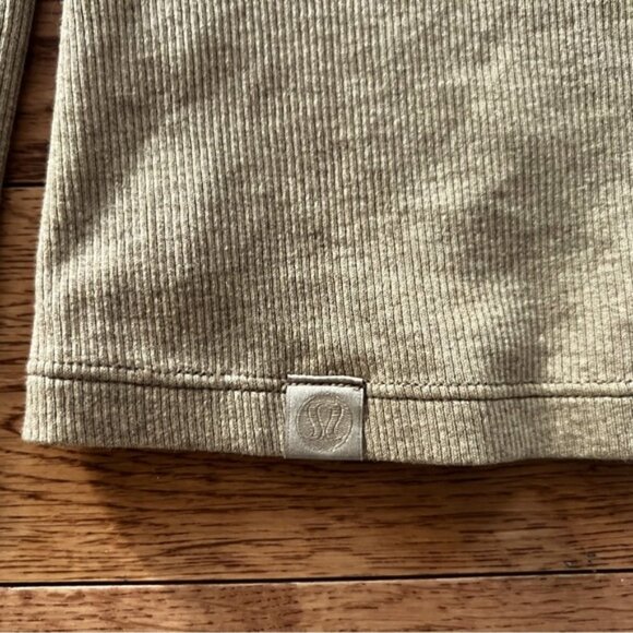 Lululemon Ribbed WoolBlend TurtleneckHeathered Allspice size 8 - Picture 7 of 13